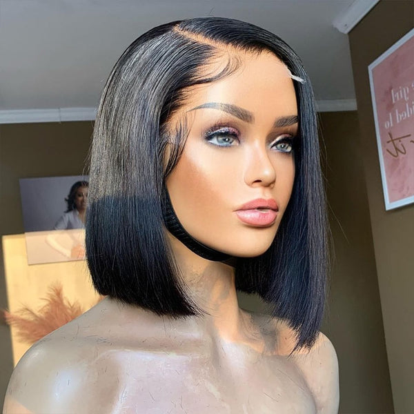 12" Straight Bob Wig